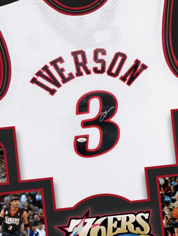 【海外代購】巴洛克 艾佛森球衣版畫費城76人NBA藝術裝飾畫 