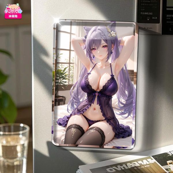 【海外代購】阿喵畫社 晨光 刻晴 12k主題超清裝飾畫 冰箱貼 