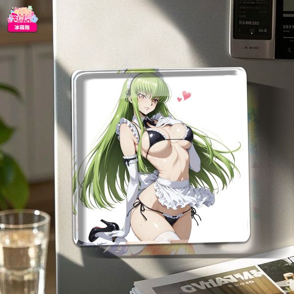 【海外代購】阿喵畫社 動漫冰箱貼第四十二彈反叛魯路修女僕CC 亞克力磁吸冰箱貼 