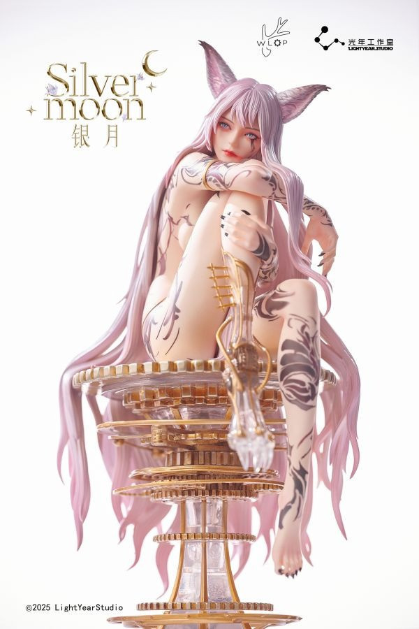 【海外代購】光年 WLOP 夭夢 1/4收藏級雕像 銀月 silvermoon 