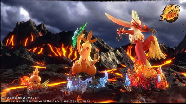 【預定】Np 1/20比例進化組 火焰雞進化組 