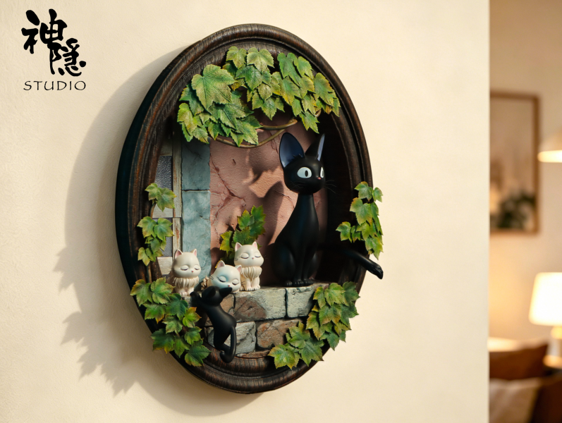 【預定】神隱 壁掛系列 魔女宅急便簷下貓居 