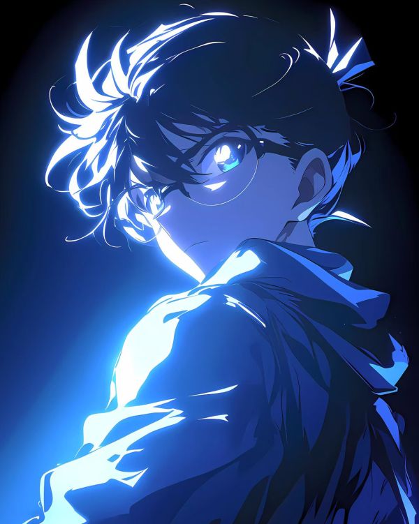【海外代購】H2 《柯哀》名偵探柯南灰原哀青山剛昌裝飾畫 