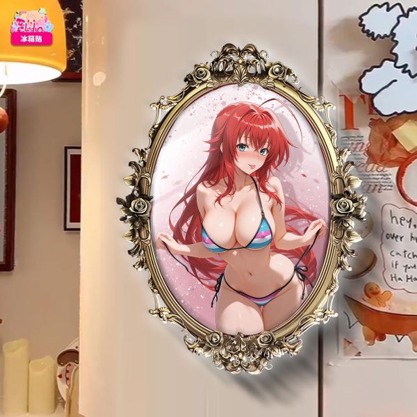 【海外代購】阿喵畫社 動畫冰箱貼第一百零六彈惡魔高校魔鏡系列 高透亞克力磁吸冰箱貼 