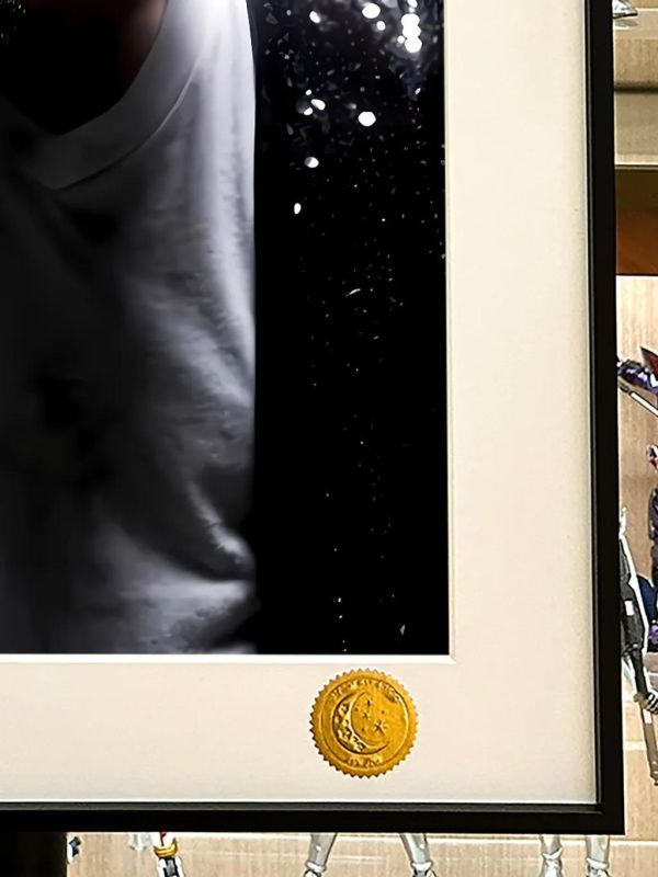 【海外代購】星空 《傑克遜》邁克爾MJ巨星之路太空步裝飾畫 