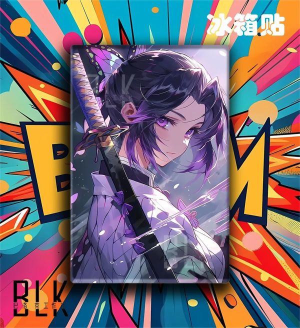 【海外代購】巴洛克《蝴蝶忍》滅之刃無限城篇九柱裝飾畫冰箱貼 