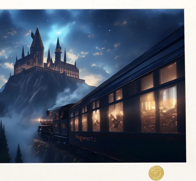 【海外代購】H2 《出發霍格沃茨》哈利波特火焰杯鳳凰社裝飾畫 