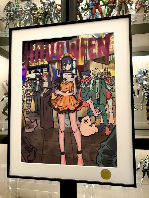 【海外代購】星空《萬聖蕾塞》電鋸人reze鏈鋸人蕾塞篇裝飾畫