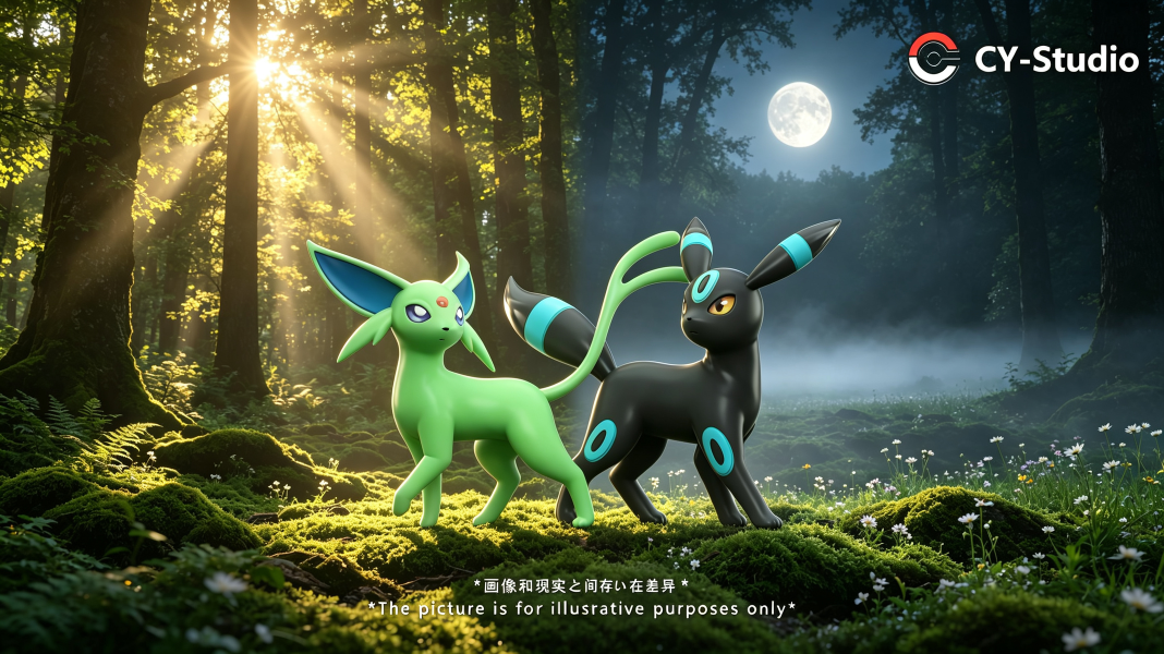 【預定】城憶 CY 太陽伊布&月亮伊布 