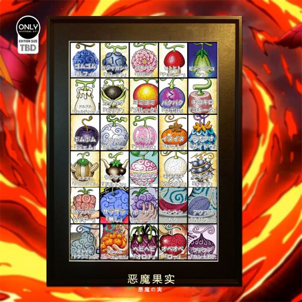【海外代購】【51*40CM】神秘畫廊 惡魔果實 裝飾畫01 