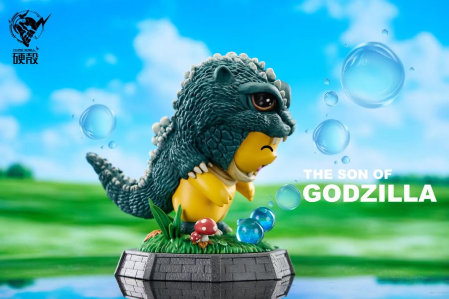 【預定】硬殻 變皮cos大怪獸系列迷你拉 哥吉拉之子 