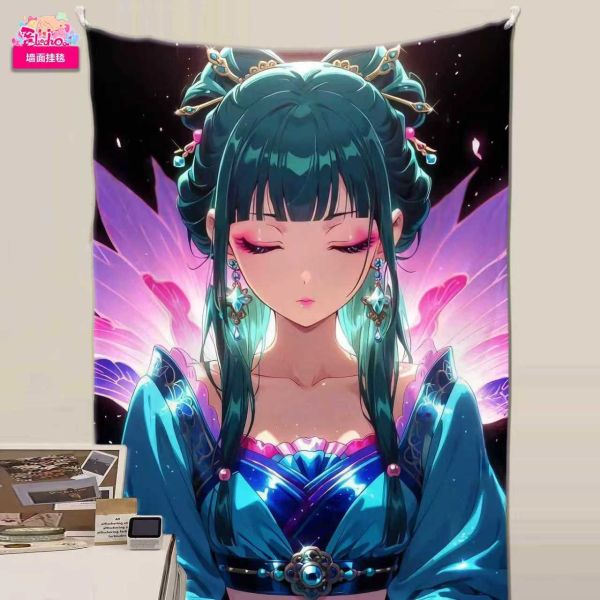 【海外代購】阿喵畫社 藥屋少女 花海呢喃 8k主題高清裝飾畫 牆面掛毯 冰箱貼 