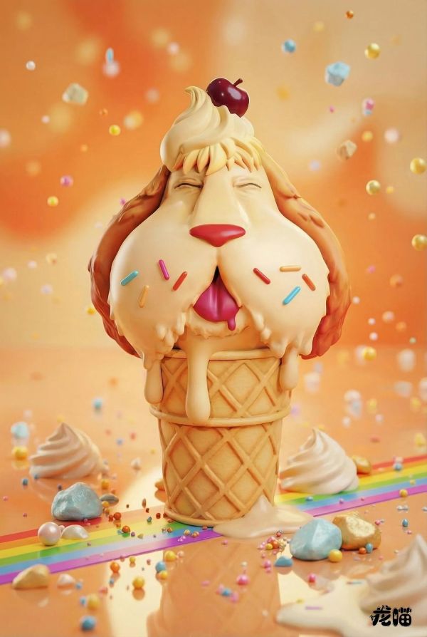 【預定】龍喵 坊寶寶冰激凌×茵茵狗冰激凌 