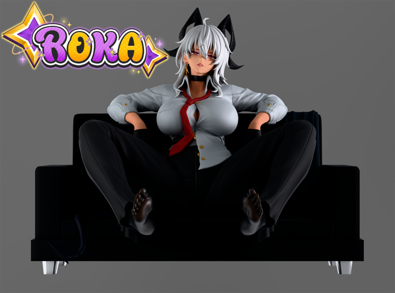 【R18-預定】Roka 畫師紅玉獨家授權 下班後O潮贊妮 