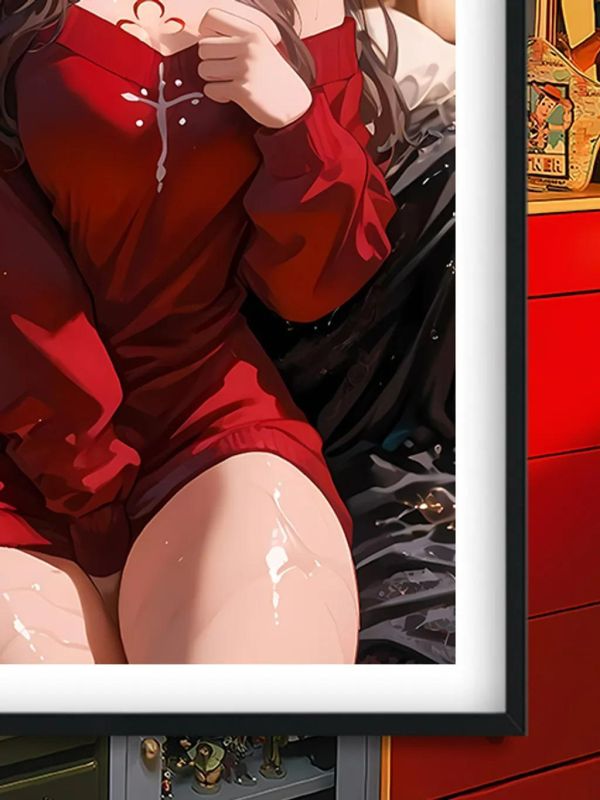 【海外代購】巴洛克 《紅衣遠阪凜》Fate/stay night裝飾畫冰箱貼 