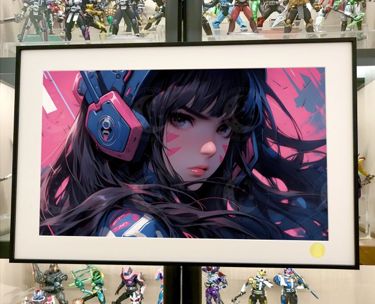 【海外代購】星空 《電競少女DVA》守望先鋒回歸OW裝飾畫 