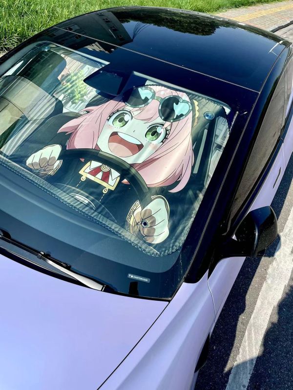 【海外代購】千鳥社 間諜過家家阿尼亞Anya汽車前擋遮陽隔熱膜 
