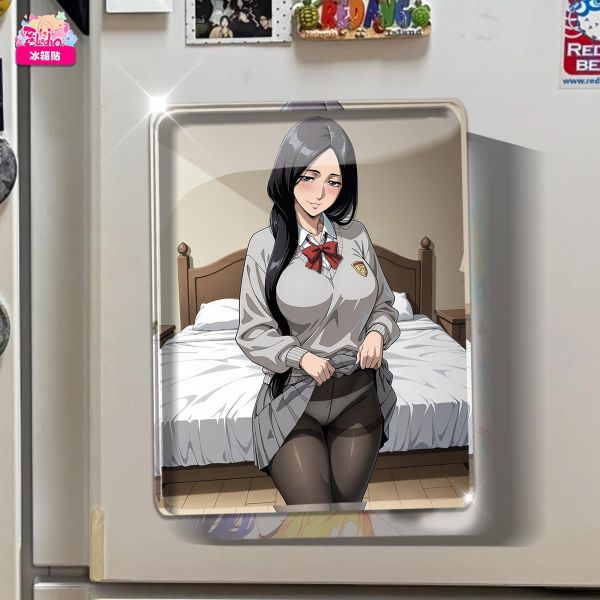 【海外代購】阿喵畫社 動漫冰箱貼第八十七彈死神卯之花烈純享款 高透亞克力磁吸冰箱貼 