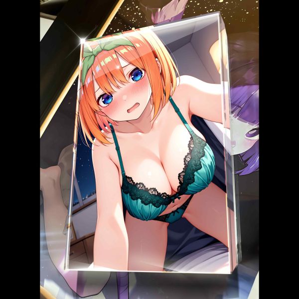 【海外代購】阿喵畫社 五等分新娘 標準尺寸壓克力加厚紀念收藏磚 