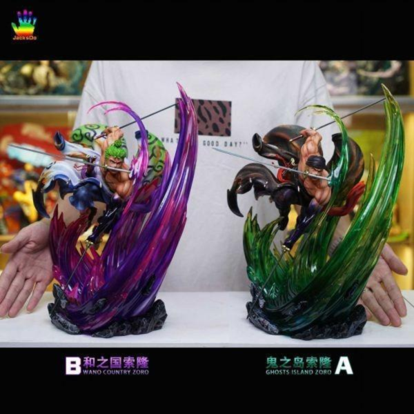 【台灣現貨】【拆擺無損展品】JacksDo 三主力 流櫻路飛/鬼之島索隆/鬼之島覺醒山治 
