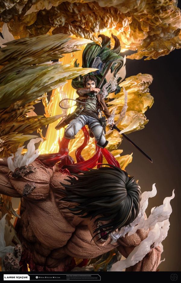 【海外私定限量99體】Hertz 進擊的巨人 艾倫 殘雲 