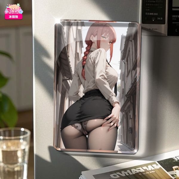 【海外代購】阿喵畫社 動畫冰箱貼第三十九彈瑪奇瑪 高透亞克力磁吸冰箱貼