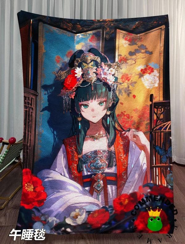 【海外代購】皇呱 《錦屏花事》藥屋少女的呢喃裝飾畫 午睡毯 地毯 