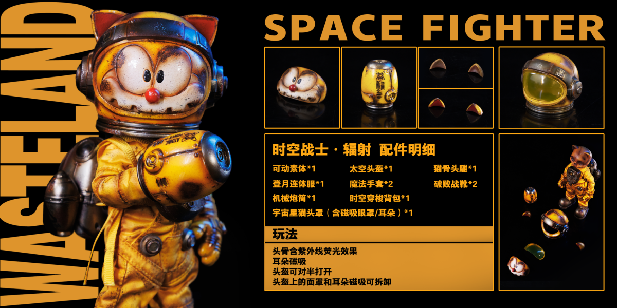 【預定】WeArtDoing 系列 廢核戰記-星際戰鼠&時空戰士 