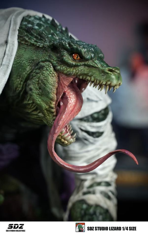 【預定】SDZ 蜘蛛人 蜥蜴人 1:4全身雕像 