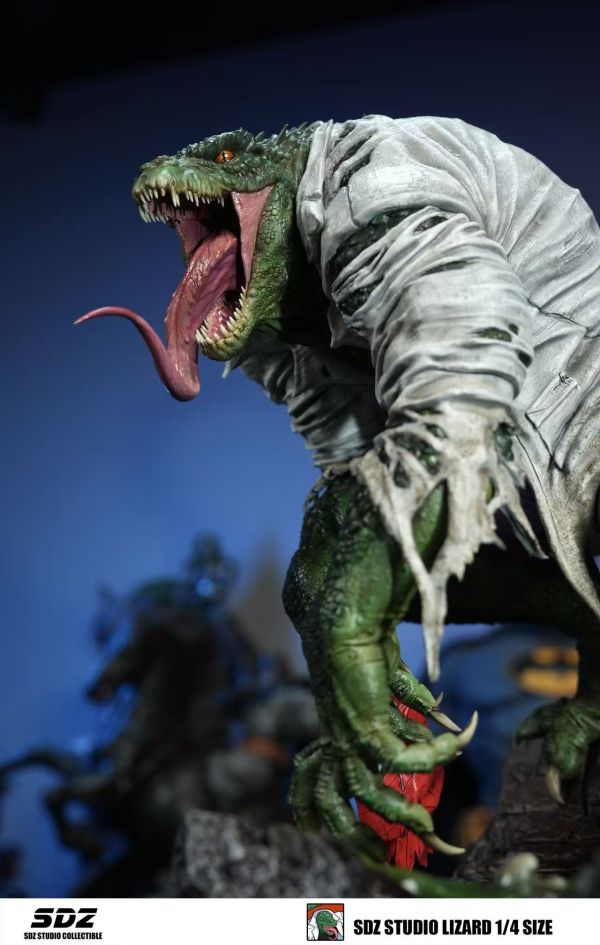 【預定】SDZ 蜘蛛人 蜥蜴人 1:4全身雕像 