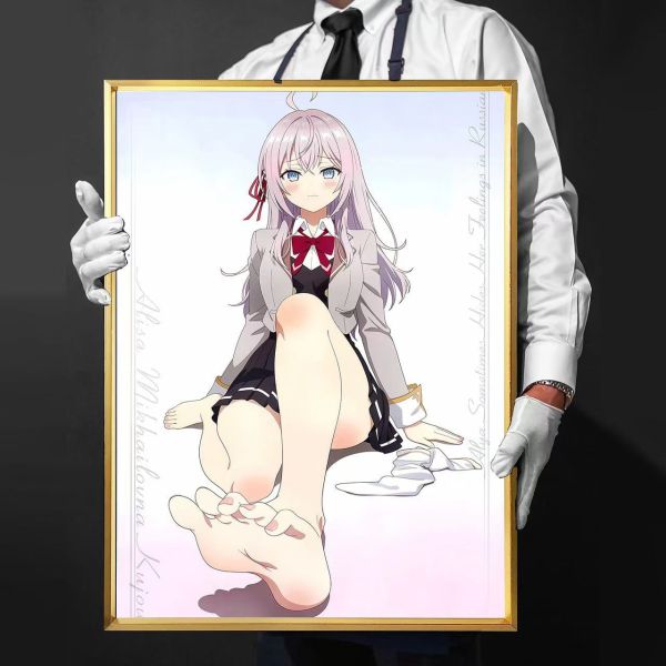 【海外代購】千鳥社 《艾莉同學 第二彈》 俄語遮羞的鄰座艾莉同學午睡毯地毯裝飾畫 