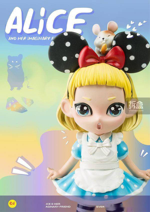 【海外代購】The Cave 愛麗絲與幻想生物 罐頭貓 起司鼠 