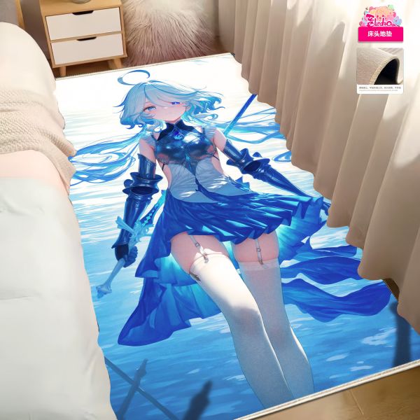 【海外代購】阿喵畫社 水戰神 芙寧娜 8k超大高清裝飾畫 床頭地墊 午睡毛毯 等身枕 