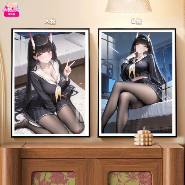 【海外代購】阿喵畫社 校園時光 大能代 -雙聯 新品8k主題高清裝飾畫 冰箱貼 
