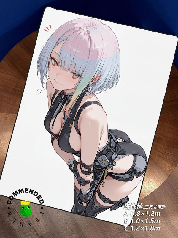 【海外代購】皇呱 《鳴潮露西》鳴潮×賽博朋克裝飾畫 午睡毯 地毯 