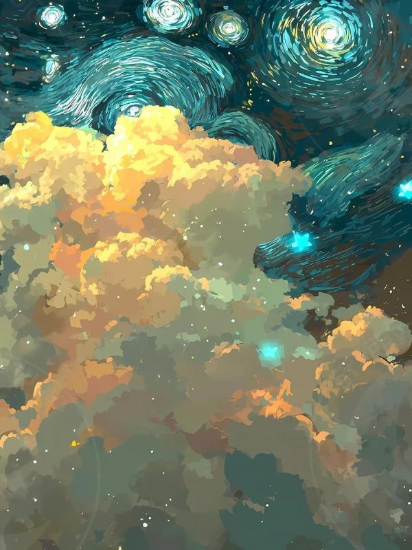 【海外代購】星空 《夜空皮卡丘》Pikachu耿鬼神奇寶貝小智伊布寶可夢裝飾畫 