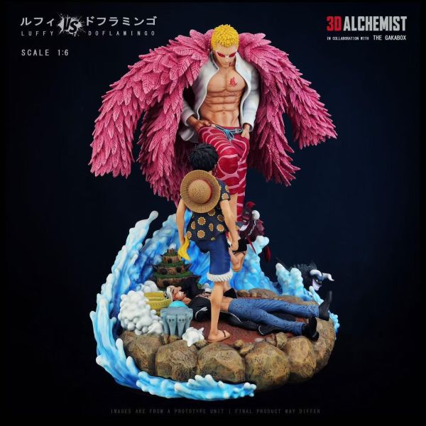 【海外代購】【51.3CM】3DA工作室 明哥vs路飛 