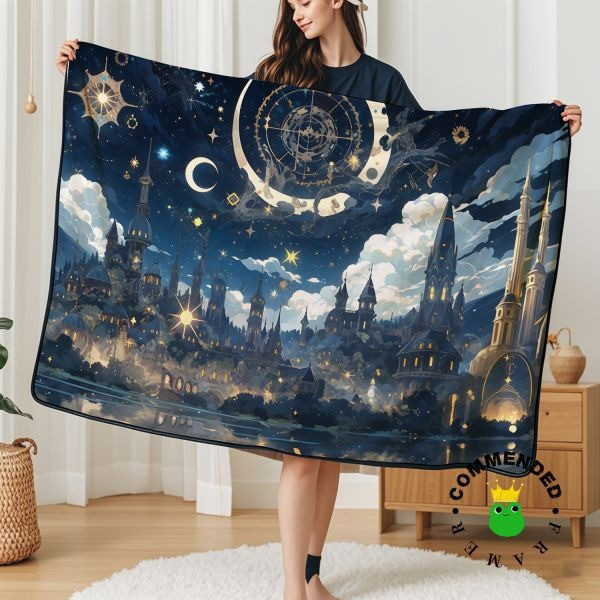 【海外代購】皇呱 《星空霍格沃茨》哈利波特魔法學校城堡裝飾畫 