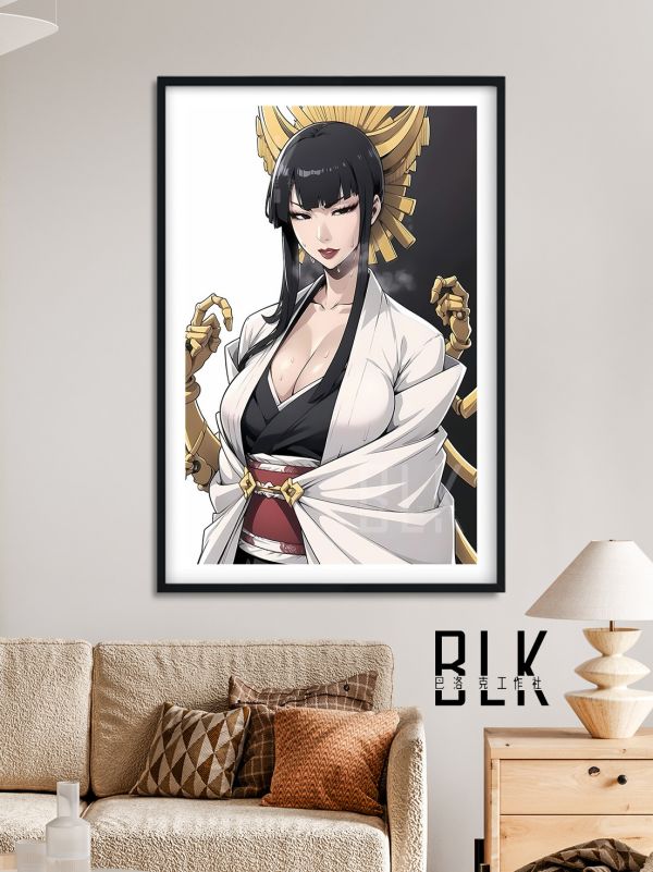 【海外代購】巴洛克 《千手丸》死神境界Bleach零番隊大織守Shutara王族特務一護動漫二次元裝飾畫冰箱貼 