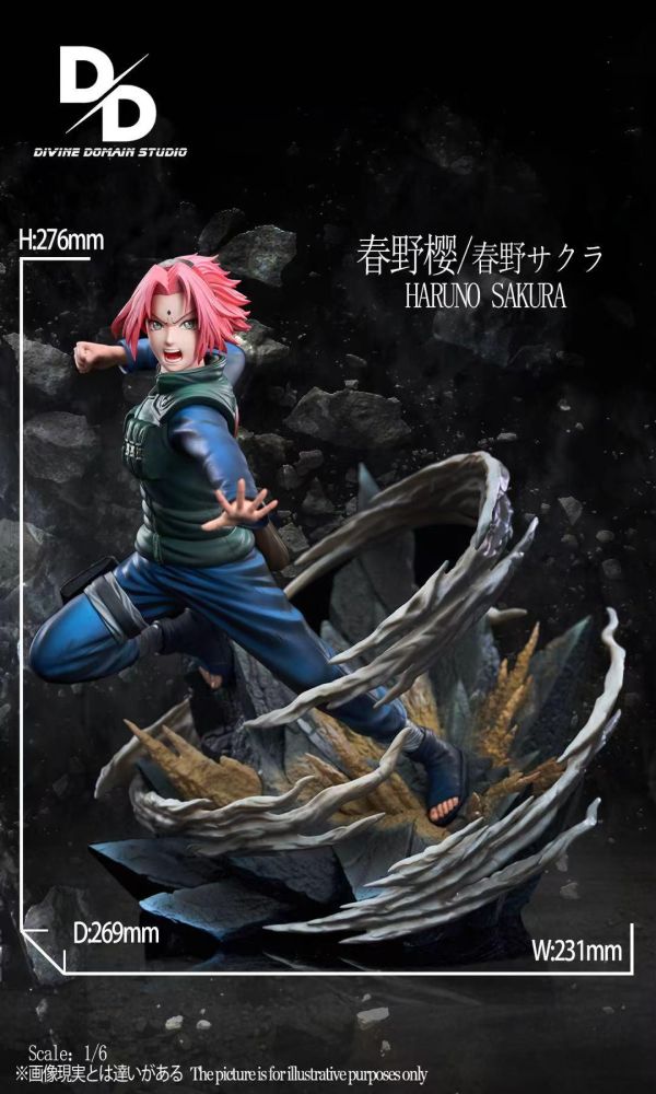 【預定】DIVINE DOMAIN 《第七班，集結！ ！ 》新三忍對決十尾分裂 R系列第一彈：春野櫻【忍界大戰】 