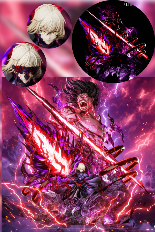 『年度震撼款』掠影 DEMONS 聯合巨獻 黑毛Saber 史詩級收藏雕像 