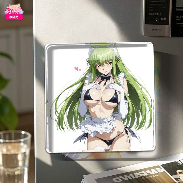 【海外代購】阿喵畫社 動漫冰箱貼第四十二彈反叛魯路修女僕CC 亞克力磁吸冰箱貼 