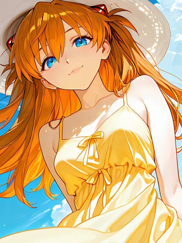 【海外代購】星空《田園明日香》EVA天鷹戰士裝飾畫 