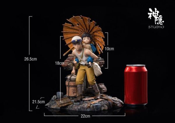 【海外代購】神隱 剪影瞬間系列 螢火蟲之墓殘傘下的微光 