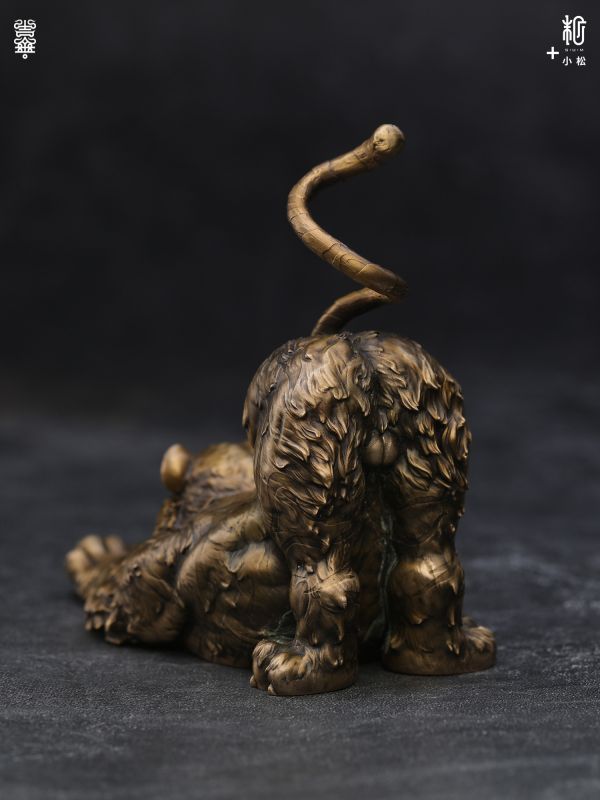 【預定】末那末匠 小松 瑞虎香插 香插鑄銅擺件 