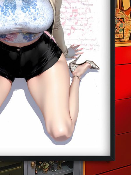 【海外代購】巴洛克 《羅素麗》美麗新世界金美庭Kim Mi-jung韓漫二次元裝飾畫冰箱貼 