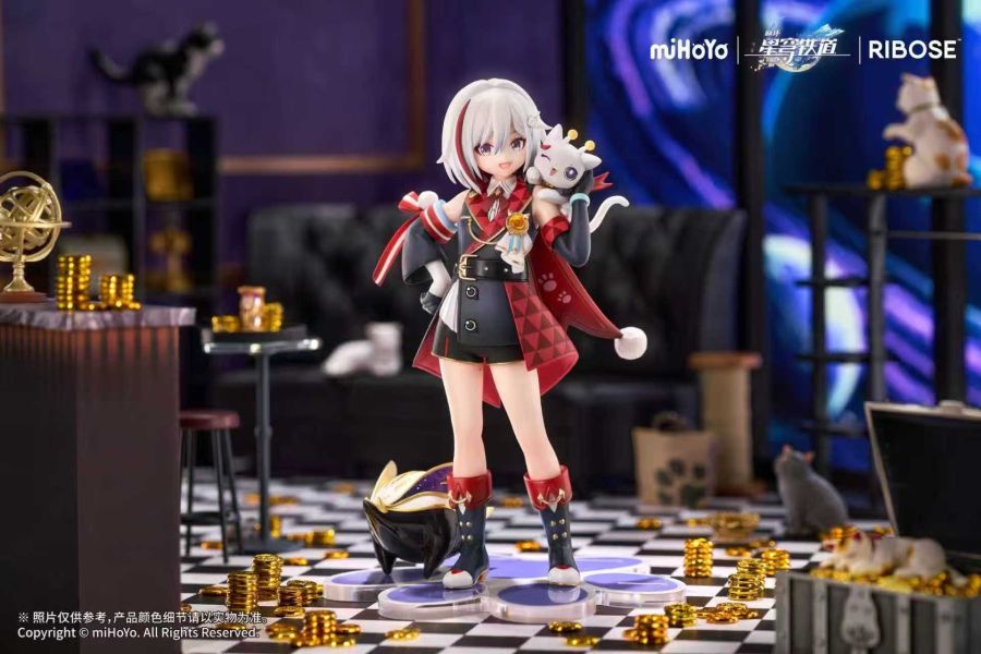 【預定】RIBOSE RISE UP+系列 崩壞：星穹鐵道 小不點貓貓系列手辦 托帕&帳簿 Ver. 