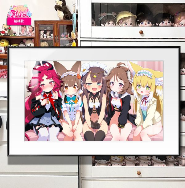 【海外代購】阿喵畫社 明日方舟蘿娘 展館級8k超清精裱畫 