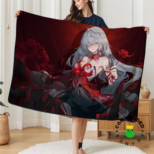 【海外代購】皇呱 《冥界女神費洛洛 》 鳴潮殘星會會監冥界女神佛羅洛週邊裝飾畫 午睡毯 地毯 
