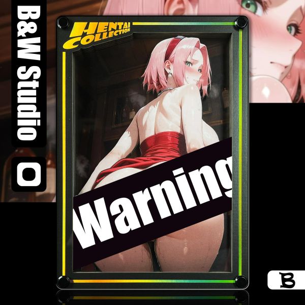 【海外代購】黑白畫映 B&W AI Creator系列桌面裝飾卡磚第三十彈 春野櫻 